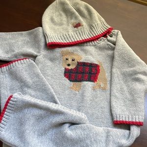 Janie and Jack Knit PJ